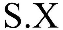 Trademark Logo SX