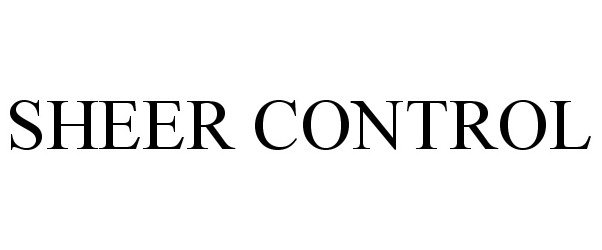Trademark Logo SHEER CONTROL