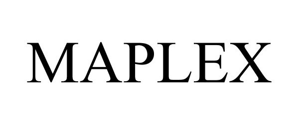 Trademark Logo MAPLEX