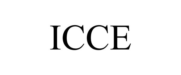 Trademark Logo ICCE