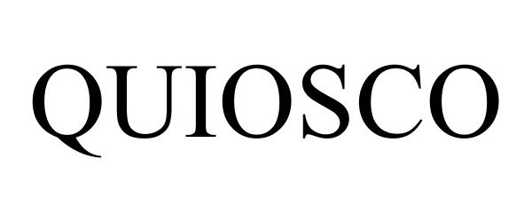 Trademark Logo QUIOSCO