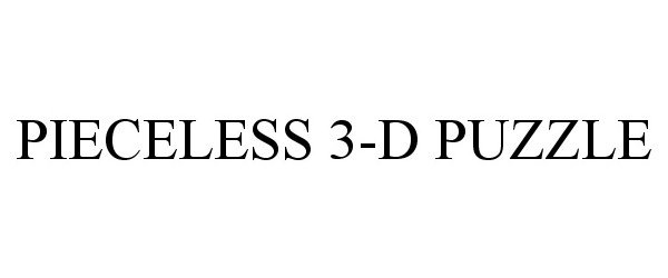  PIECELESS 3-D PUZZLE
