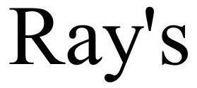 Trademark Logo RAY'S