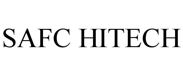 Trademark Logo SAFC HITECH
