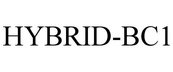 Trademark Logo HYBRID-BC1