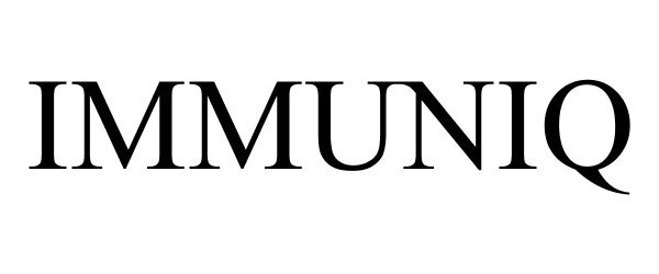Trademark Logo IMMUNIQ