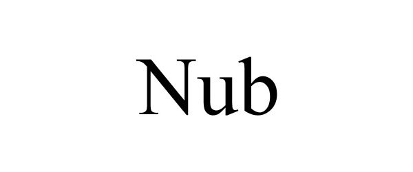 Trademark Logo NUB