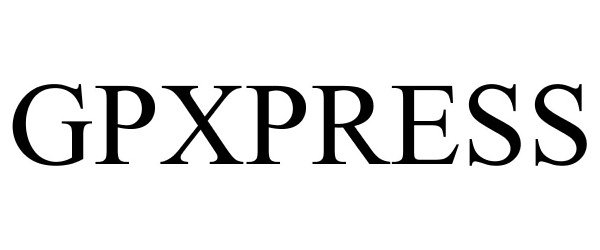 Trademark Logo GPXPRESS
