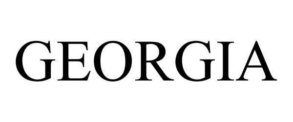 Trademark Logo GEORGIA