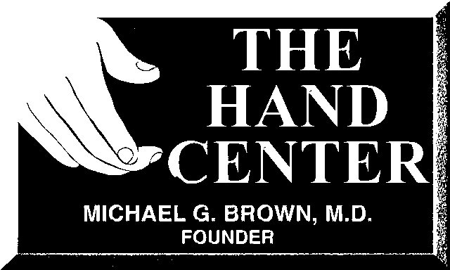Trademark Logo THE HAND CENTER MICHAEL G. BROWN, M.D. FOUNDER