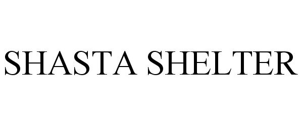  SHASTA SHELTER