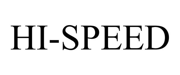 Trademark Logo HI-SPEED