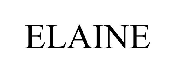 Trademark Logo ELAINE