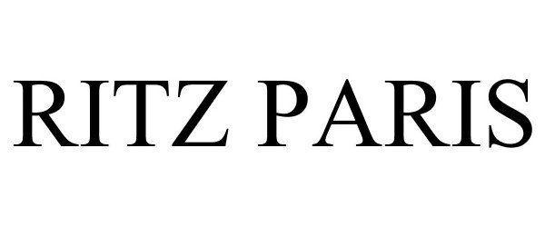 Trademark Logo RITZ PARIS