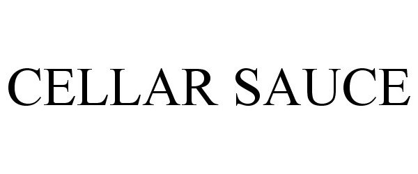 Trademark Logo CELLAR SAUCE