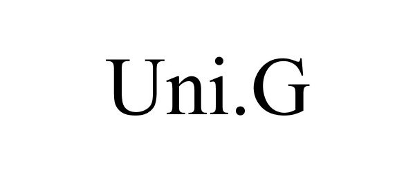 Trademark Logo UNI.G