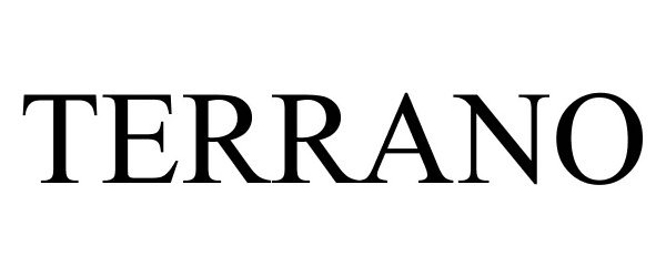 Trademark Logo TERRANO