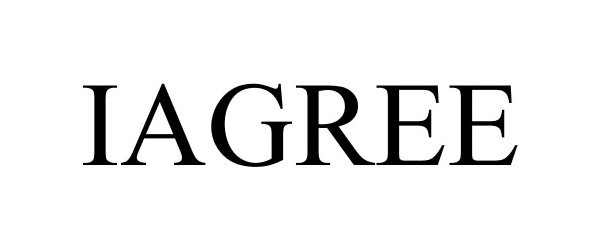 Trademark Logo IAGREE