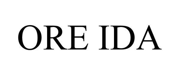 Trademark Logo ORE IDA