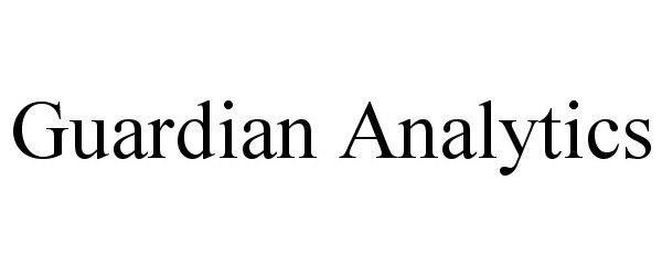 Trademark Logo GUARDIAN ANALYTICS