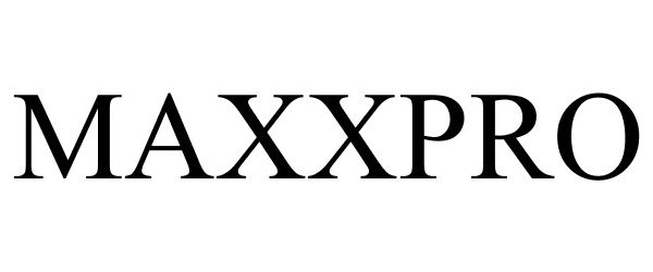Trademark Logo MAXXPRO