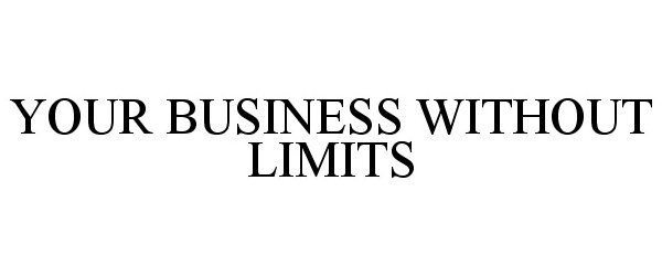  YOUR BUSINESS WITHOUT LIMITS