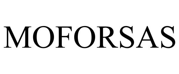 Trademark Logo MOFORSAS