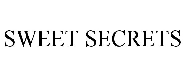 Trademark Logo SWEET SECRETS