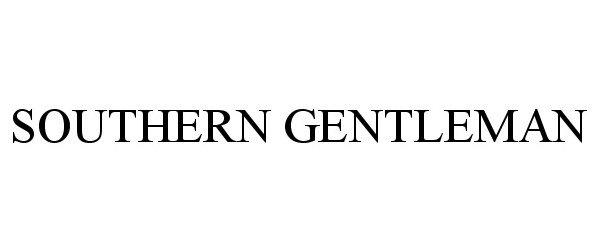 Trademark Logo SOUTHERN GENTLEMAN