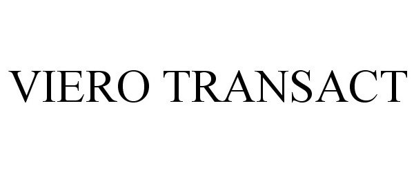 Trademark Logo VIERO TRANSACT