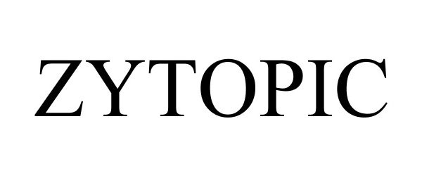 Trademark Logo ZYTOPIC