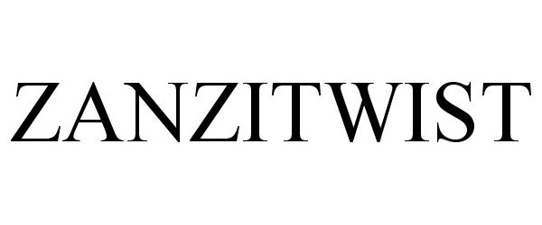 Trademark Logo ZANZITWIST