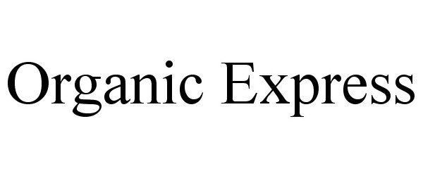  ORGANIC EXPRESS