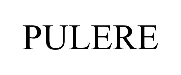 Trademark Logo PULERE