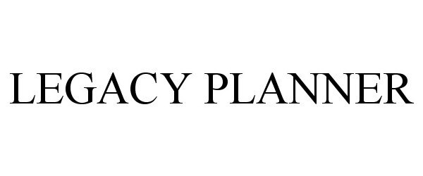  LEGACY PLANNER