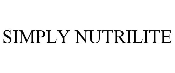  SIMPLY NUTRILITE