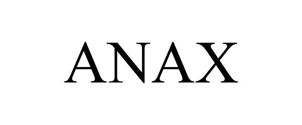 Trademark Logo ANAX