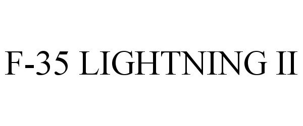 Trademark Logo F-35 LIGHTNING II
