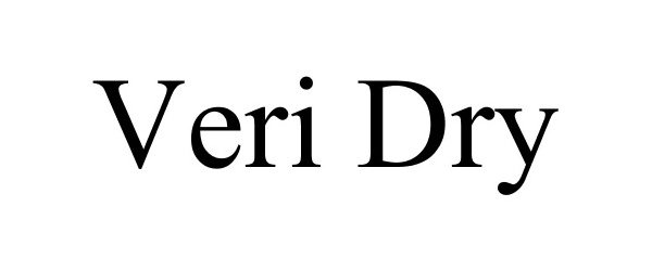 Trademark Logo VERI DRY