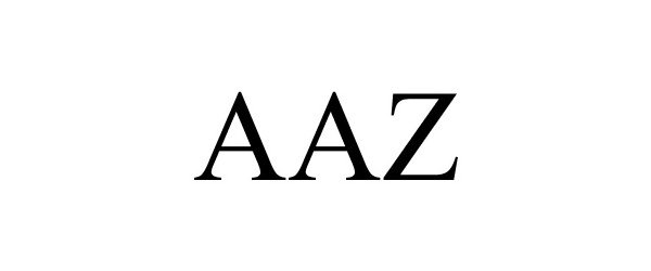 Trademark Logo AAZ