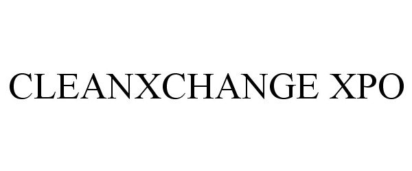 Trademark Logo CLEANXCHANGE XPO