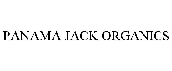 Trademark Logo PANAMA JACK ORGANICS