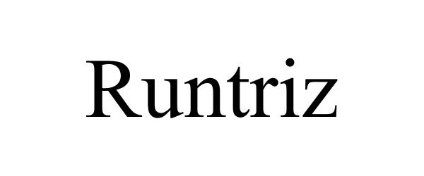 Trademark Logo RUNTRIZ