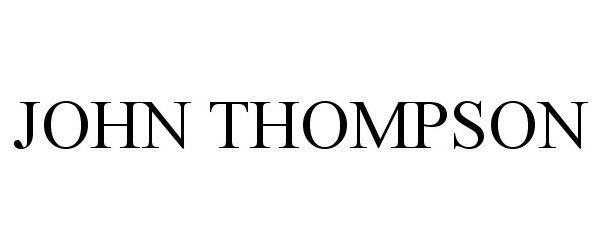  JOHN THOMPSON