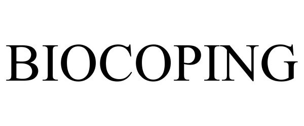 Trademark Logo BIOCOPING