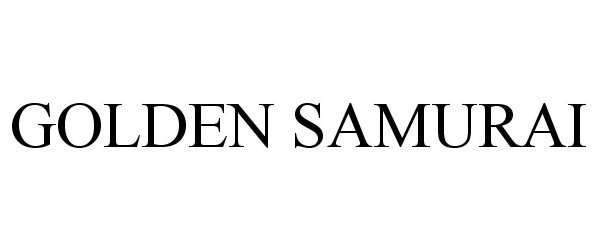 Trademark Logo GOLDEN SAMURAI
