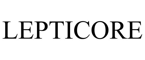 Trademark Logo LEPTICORE