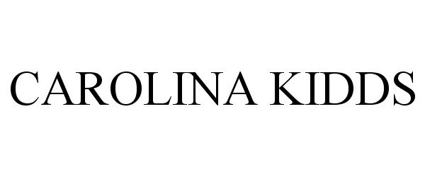 Trademark Logo CAROLINA KIDDS