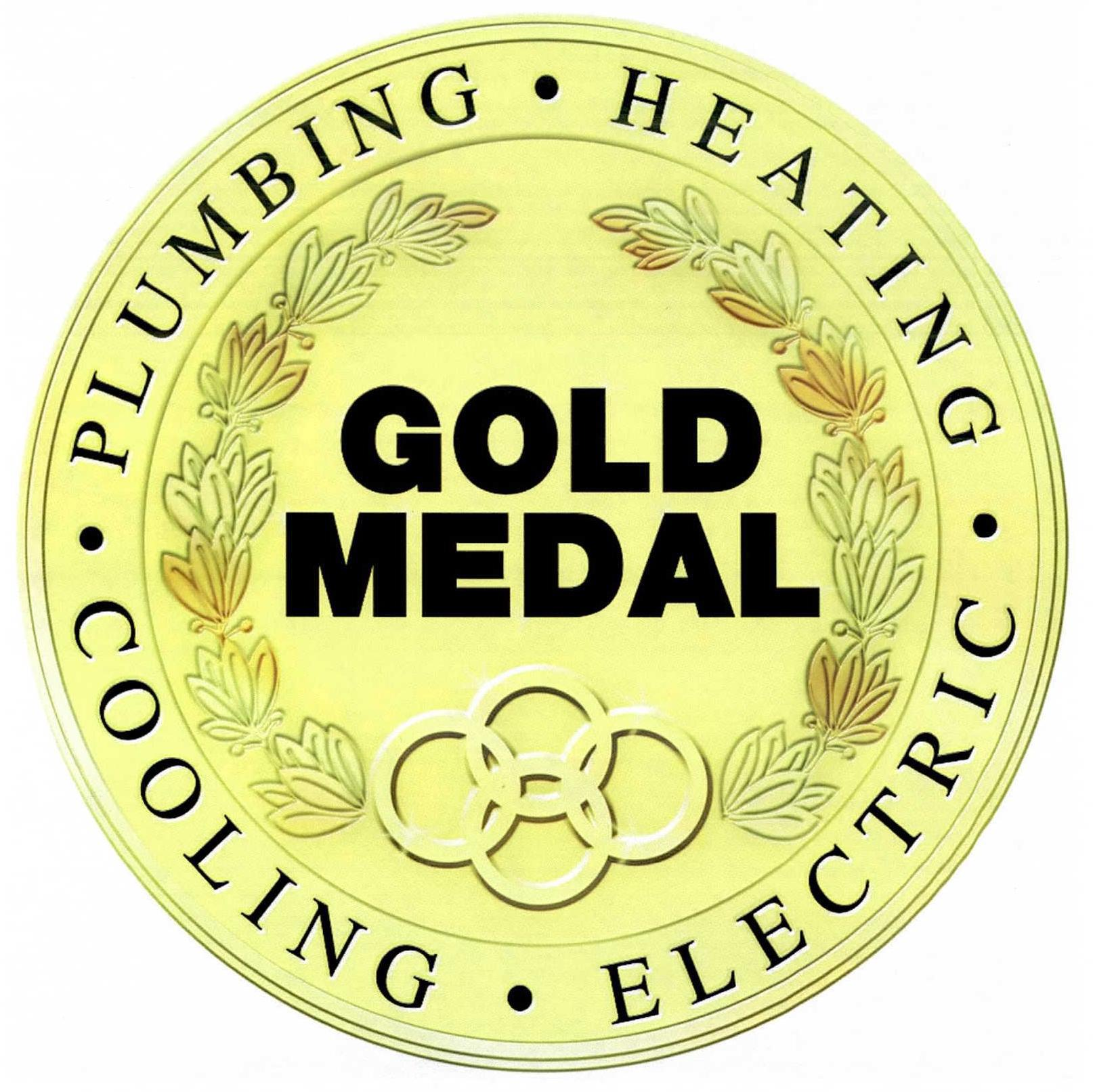 Trademark Logo GOLD MEDAL PLUMBING HEATING COOLING ELECTRIC
