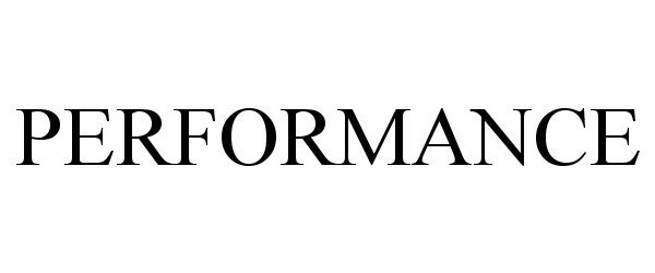Trademark Logo PERFORMANCE
